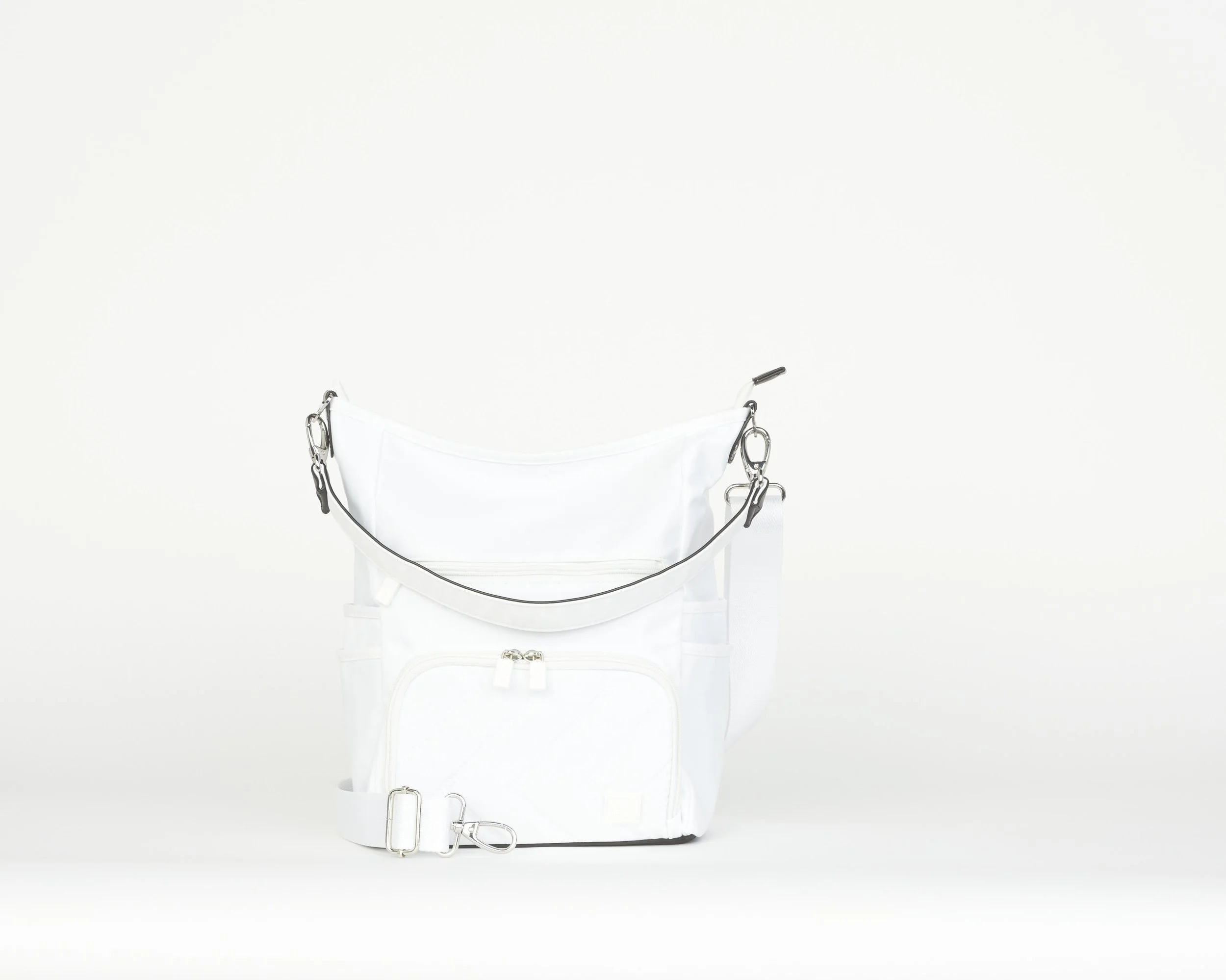 【ALGONQUINS】Cross bag 2way white mineral THE GO GETTER SHOULDER BAG W/ CROSSBODY STRAP - CHALK WHITE — IHKWIP